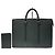Louis Vuitton Taiga Lozan Green Document Bag Unisex (High-Grade Briefcase, Including Wallet)