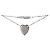 Gucci Bracciale Trademark Heart Silver - vista 2