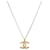 Chanel Collana CC Gold glitterata D'oro - vista 2
