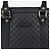 Gucci Mini Bolso Tote Dome de Piel Microsima Negro - vista 3