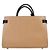 Louis Vuitton Borsa Tote Twist Beige Marrone - vista 3