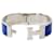 Hermès Pulsera Blue Click Acier Silver Azul  - vista 5