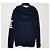Thom Browne Felpa con cappuccio e zip da donna Engineered Diagonal Navy Taglia Blu - vista 7