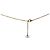Dior Collier Cubic Claire Rune Gold - vue 3