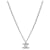 Chanel Collana Pearl CC Silver Argento