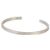 Maison Martin Margiela Bracciale Rigido Minimal Signature Argento - vista 4