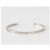 Maison Martin Margiela Bracciale Rigido Minimal Signature Argento - vista 5