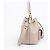 Louis Vuitton Borsa bucket in pelle grana Gris Marrone - vista 4