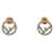 Fendi Orecchini Cubic Gold D'oro  - vista 1