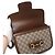 Gucci Borsa a tracolla in tela Horsebit - vista 6