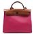 Hermès Borsa Tote e Borsa a Tracolla in Tela PVC Rosa con Nuova Cerniera - vista 2