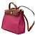 Hermès Borsa Tote e Borsa a Tracolla in Tela PVC Rosa con Nuova Cerniera - vista 3