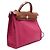 Hermès Borsa Tote e Borsa a Tracolla in Tela PVC Rosa con Nuova Cerniera - vista 4