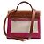 Hermès Borsa Tote e Borsa a Tracolla in Tela PVC Rosa con Nuova Cerniera - vista 5