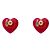 Chanel Pendientes de corazón degradado - vista 3
