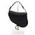 Dior Mini borsa Tote Saddle in vitello grana nera - vista 5