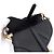 Dior Mini borsa Tote Saddle in vitello grana nera - vista 7