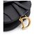Dior Mini borsa Tote Saddle in vitello grana nera - vista 9