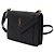 Saint Laurent Borsa a tracolla e a spalla mini trapuntata GABY in pelle nera Nero - vista 3