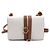 Bally Borsa a tracolla e crossbody con patta in pelle bianca