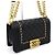 Chanel Borsa a tracolla e crossbody Around Boy Small Flap con catena dorata Nero - vista 4