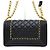 Chanel Borsa a tracolla e crossbody Around Boy Small Flap con catena dorata Nero - vista 5