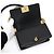 Chanel Borsa a tracolla e crossbody Around Boy Small Flap con catena dorata Nero - vista 6