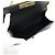 Chanel Borsa a tracolla e crossbody Around Boy Small Flap con catena dorata Nero - vista 7