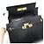 Saint Laurent Borsa a tracolla Manhattan in stampa coccodrillo nera - vista 6