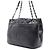 Chanel Borsa a tracolla Timeless CC in pelle caviar morbida nera con catena argentata Nero - vista 2