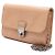 Tod's Borsa a tracolla in vernice beige con catena - vista 2