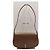 Saint Laurent Borsa a tracolla mezza luna Mini Voltaire in vitello Dark Cocoa