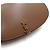 Saint Laurent Borsa a tracolla mezza luna Mini Voltaire in vitello Dark Cocoa - vista 10