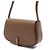 Saint Laurent Borsa a tracolla mezza luna Mini Voltaire in vitello Dark Cocoa - vista 3