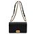 Chanel Borsa a tracolla con patta Medium con catena dorata Nero - vista 2