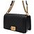 Chanel Borsa a tracolla con patta Medium con catena dorata Nero - vista 3