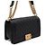 Chanel Borsa a tracolla con patta Medium con catena dorata Nero - vista 4