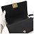 Chanel Borsa a tracolla con patta Medium con catena dorata Nero - vista 7