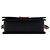 Chanel Borsa a tracolla con patta Medium con catena dorata Nero - vista 8