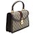 Gucci Borsa Ophidia GG Supreme Small Top Handle Marrone - vista 3