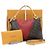 Louis Vuitton Saco Tote Monogram MM Saco Tote e Saco de Ombro Multicor