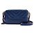 Chanel Borsa Gabrielle Mini Blue con catena dorata, a spalla e crossbody