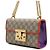 Padlock Gucci Borsa a tracolla Small GG con catena dorata e lucchetto Multicolore - vista 2