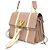 Valentino Borsa a tracolla Garavani VLogo con catena dorata, Beige Medium Marrone - vista 2