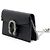 Gucci Borsa a tracolla e spalla Dionysus GG Super Mini in pelle nera e canvas con catena - vista 3