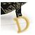 Saddle Dior Borsa a Sella Ricamata Effetto Corneli Ornamentale Nera e Beige Marrone - vista 4