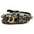 Saddle Dior Borsa a Sella Ricamata Effetto Corneli Ornamentale Nera e Beige Marrone - vista 7