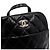 Chanel Zaino da donna in vernice nera trapuntata con CC dorati Nero - vista 9
