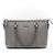 Gucci Borsa tote e a tracolla in pelle Micro GG Grigia Marrone - vista 2