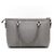 Gucci Borsa tote e a tracolla in pelle Micro GG Grigia Marrone - vista 5